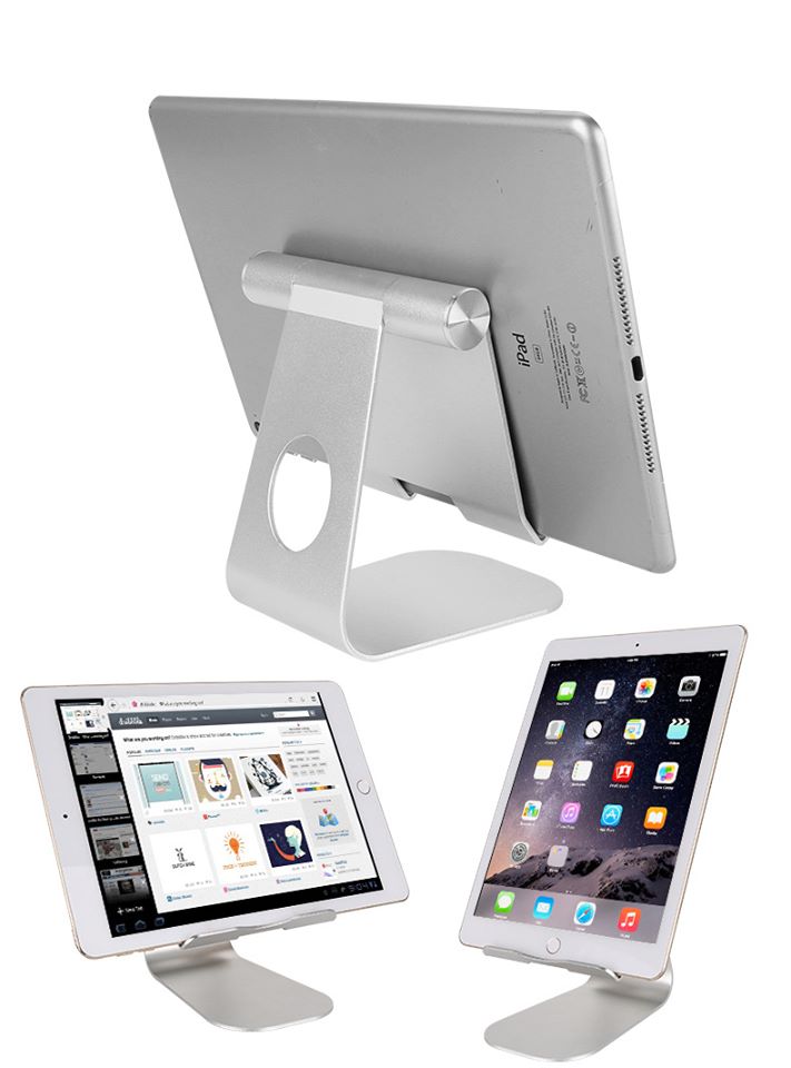 Stand/ Giá Đỡ Nhôm Gập, Kê Mọi iPad có thể thay đổi góc nghiêng - Lazy Stand