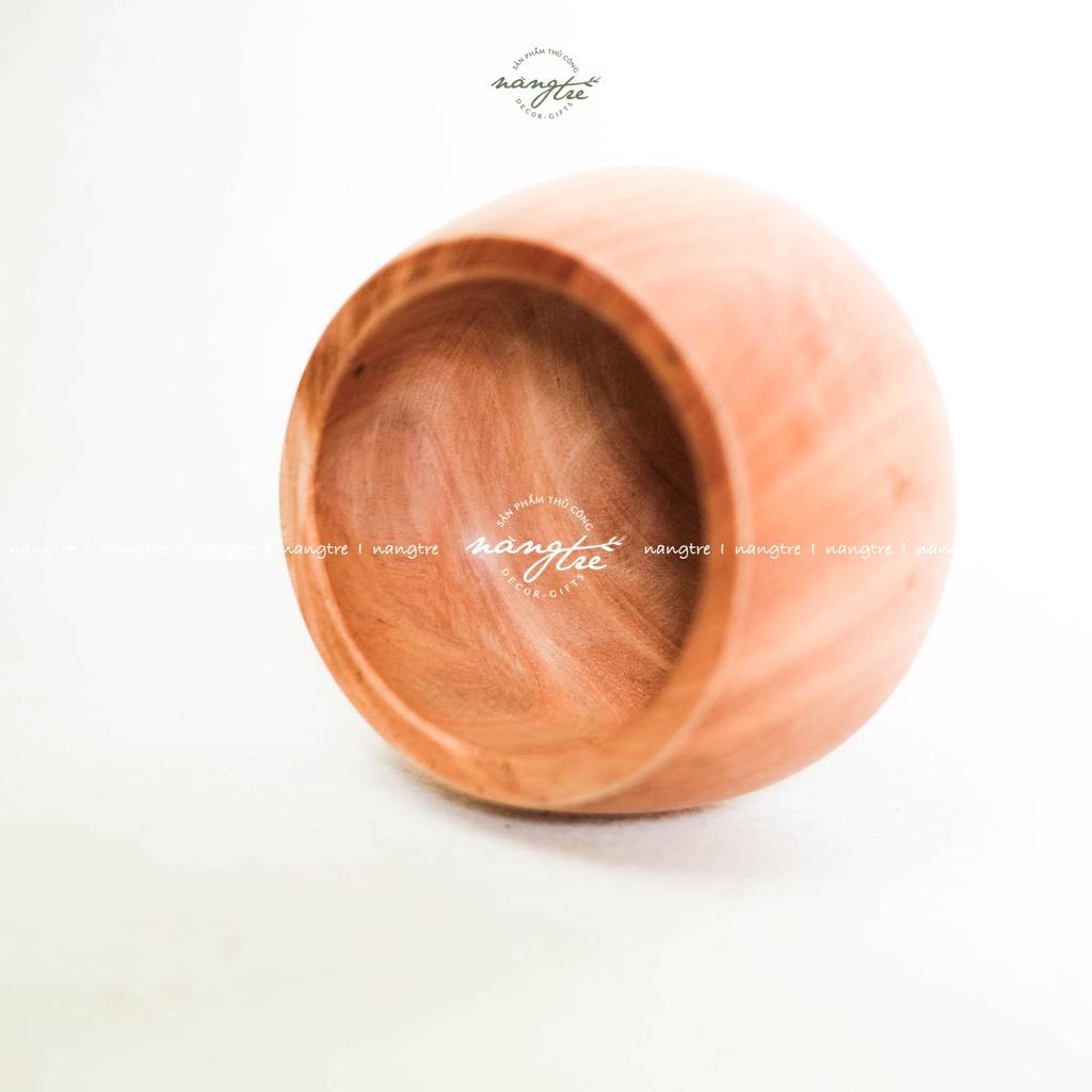 Chén gỗ trang trí đồ ăn, bát gỗ decor - Decorative wooden bowls