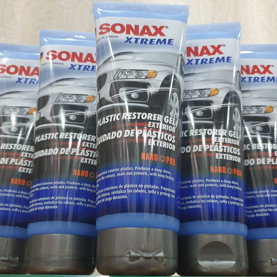 Tuýp Gel Xtreme Bảo Vệ Bề Mặt Nhựa Sần Ngoài Xe SONAX XTREME PlasticRestore Gel 210141 (250 ml)