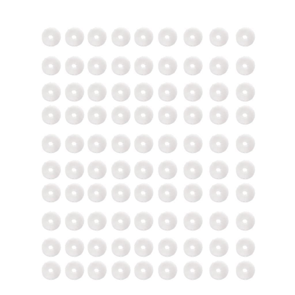 90 Pcs Piano Keyboard Felt Front Rail Regulating Punchings for Pianos 12mm