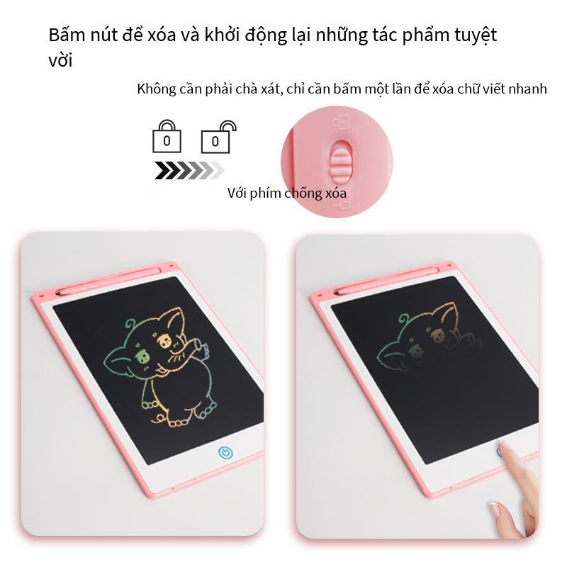 Bảng vẽ dành cho trẻ em đặc biệt Bảng viết tay LCD bảng màu bảo vệ mắt điện tử gia đình bảng đen nhỏ bé trai và bé gái vẽ bảng viết đồ chơi