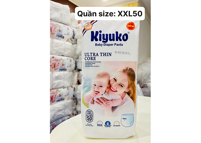 Tã bỉm quần KiyuKo XXL50 (15-19kg)