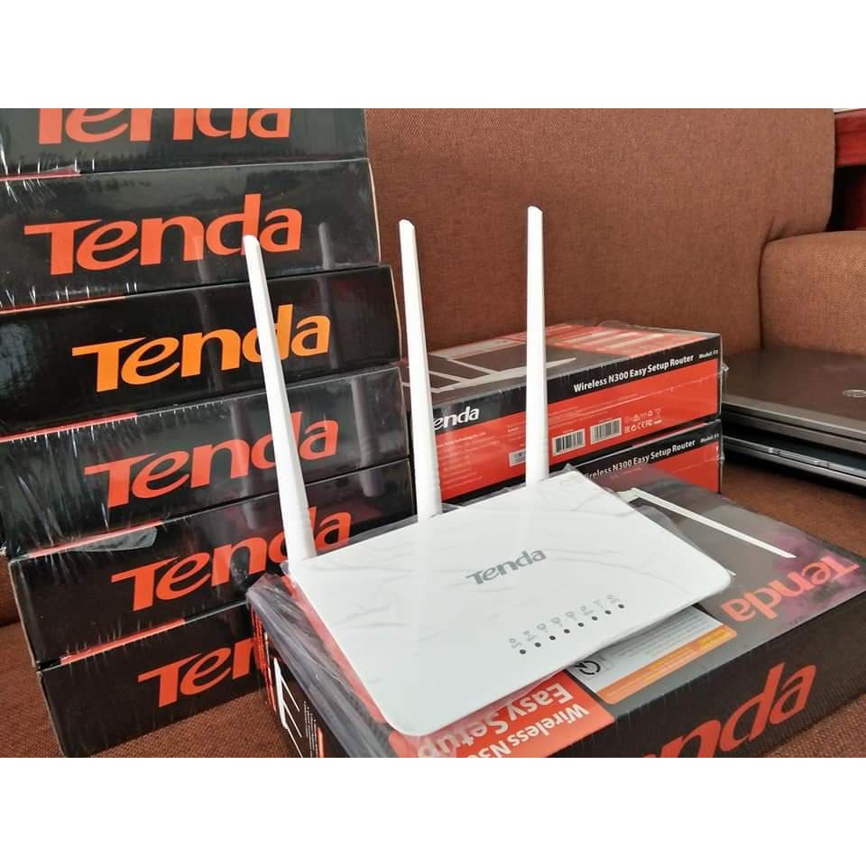 Bộ phát WiFi Tenda F6 4 angten 5dBi chuẩn N 300Mbps - Hàng Chính Hãng