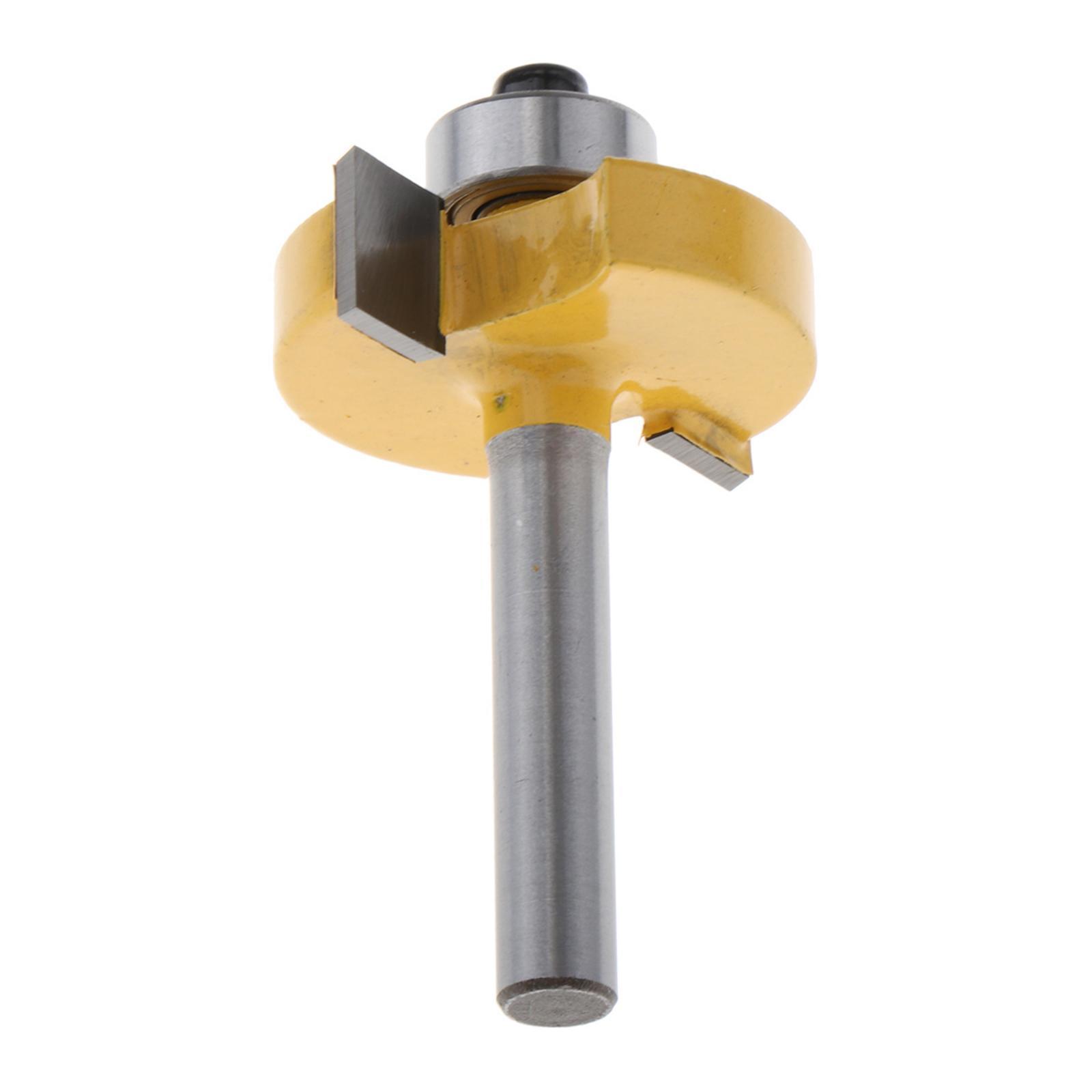 3/8" Diameter X 2" Height T-Slot Router Bit - 1/4" Shank Woodwork Tool