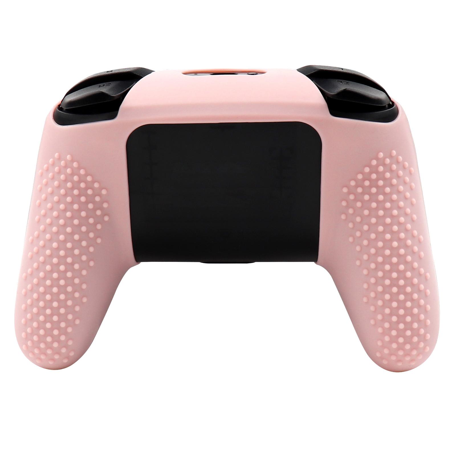 Vỏ bảo vệ silicon mềm màu hồng cho PS4/PS5/Xbox One S/Xbox Series S X/Switch Pro/Xbox360 Bộ điều khiển da GamePad Case Case