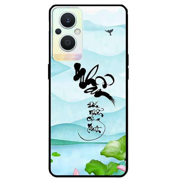 Ốp lưng dành cho Oppo Reno7 Z 5G / A96 5G / OnePlus Nord N20 5G - Thư Pháp Nhẫn