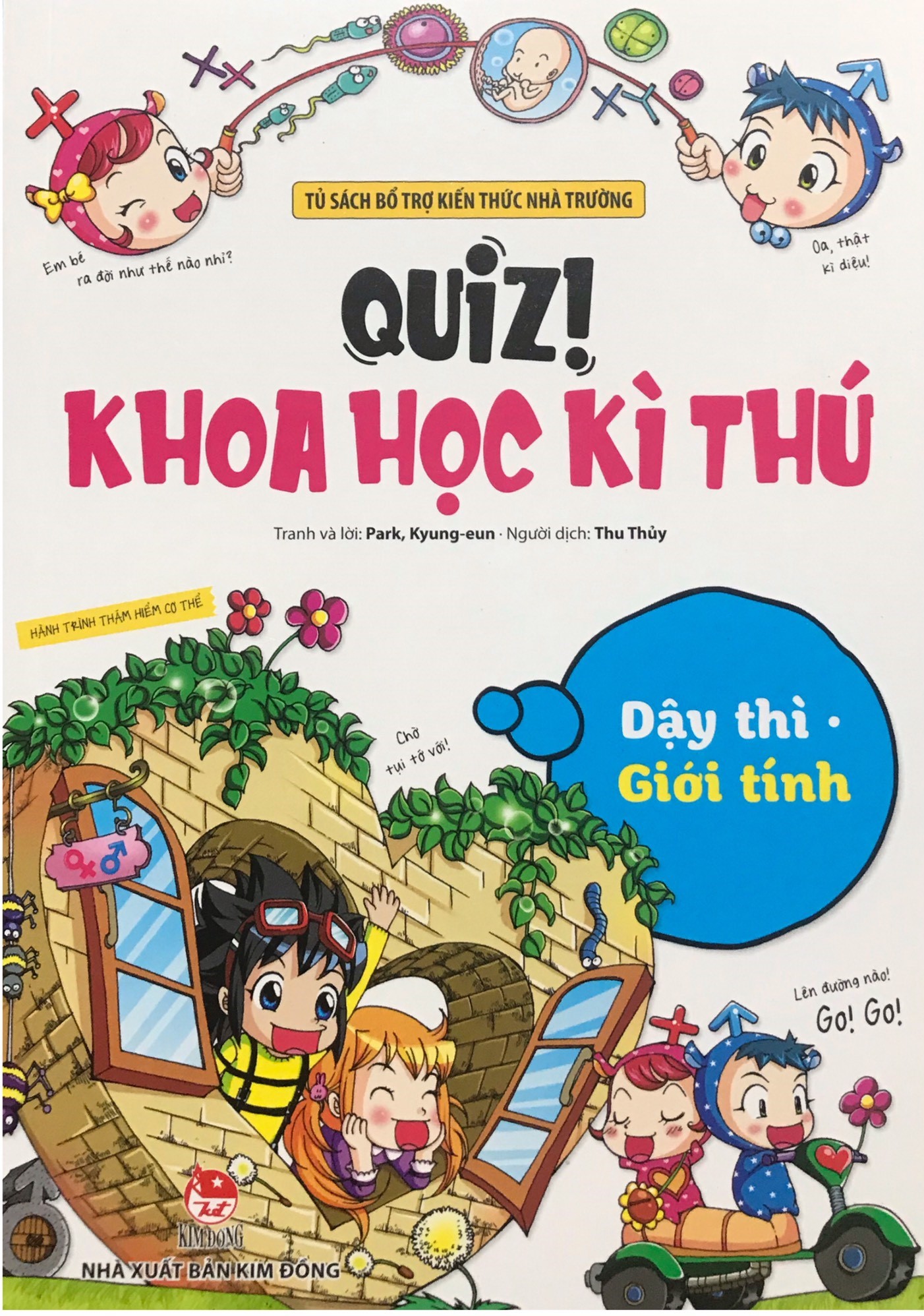 Sách - Quiz! Khoa học kì thú: Dậy thì Giới tính