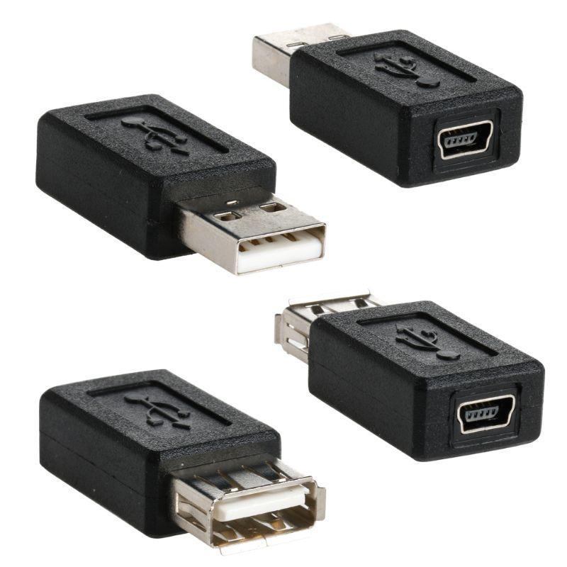 Set 10 Đầu Chuyển Đổi Otg 5 Pin F / M Mini Usb Male Sang Female Micro Usb