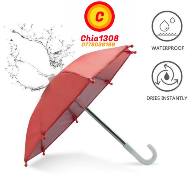 Ô DÙ MINI 2 LỚP CAO CẤP CHE NẮNG MƯA CHO ĐIỆN THOẠI GẮN TRÊN GIÁ ĐỠ ( SỈ IB)