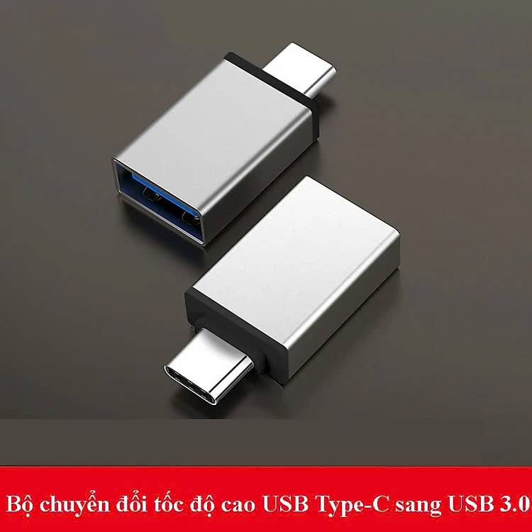 Đầu Chuyển OTG Từ Cổng Type C Sang Cổng USB - Hàng Chính Hãng - Giao Màu Ngẫu Nhiên
