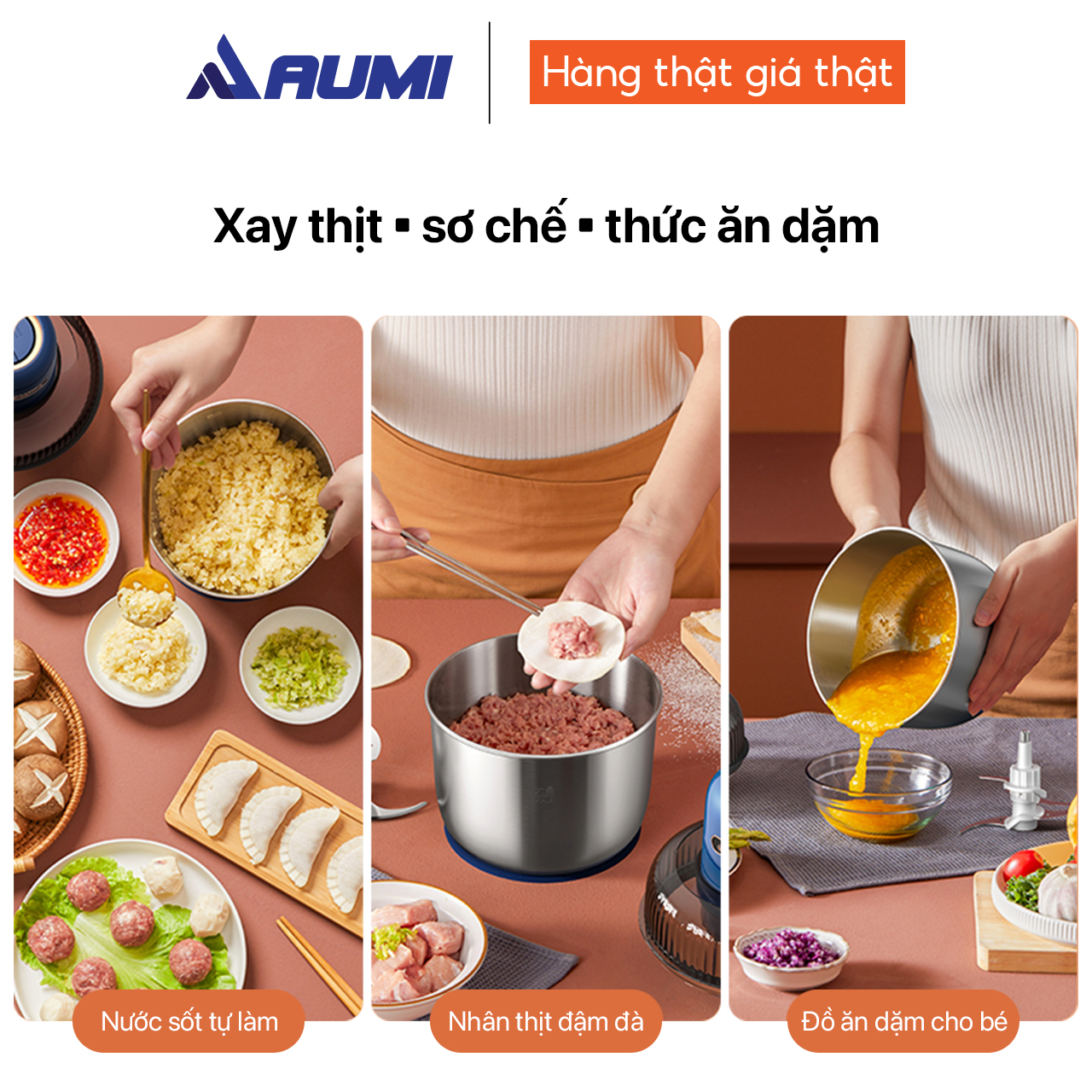 Máy Xay Thịt Đa Năng Deerma JR02 - Hàng Nhập Khẩu