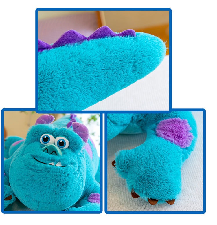 Gấu bông mềm Sulley/Sullivan Disney - Size từ 65cm đến 135cm - Quà tặng thú nhồi bông Sulley siêu dễ thương - Gối ôm gấu bông mềm mịn cho bé