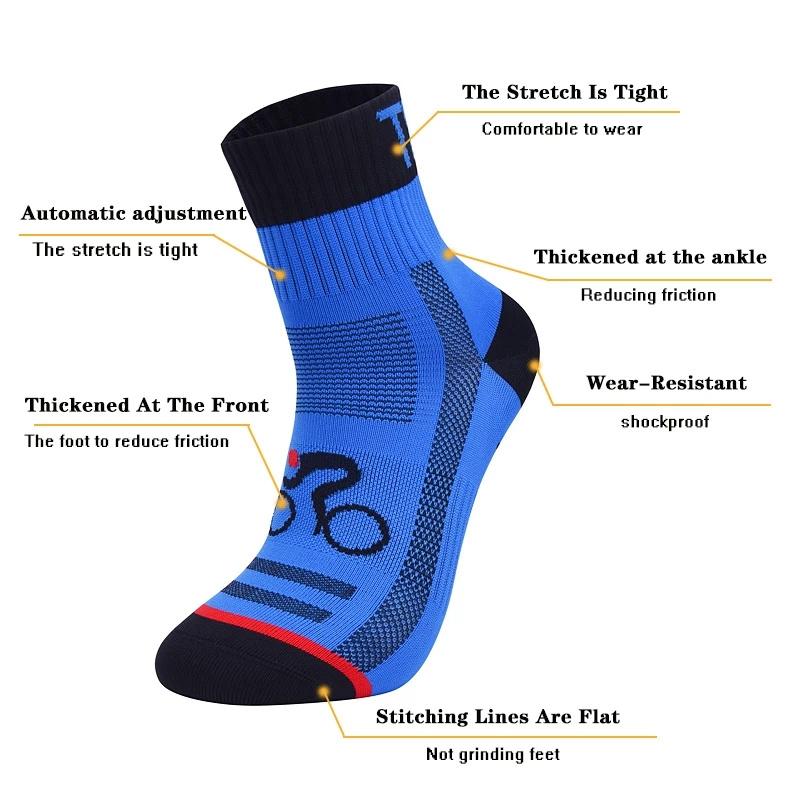 Đôi Vớ Thể Thao Bằng Nylon Thoáng Khí Chống Trượt Dành Cho Nam Nữ