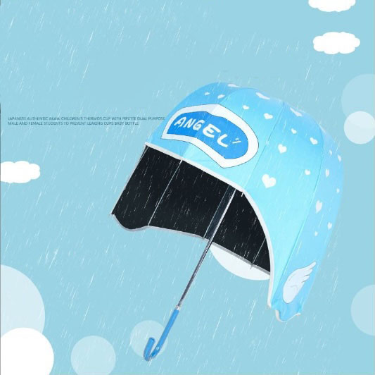Dù đi nắng che mưa cho Trẻ Em Helmet Umbrella Cực Dễ Thương