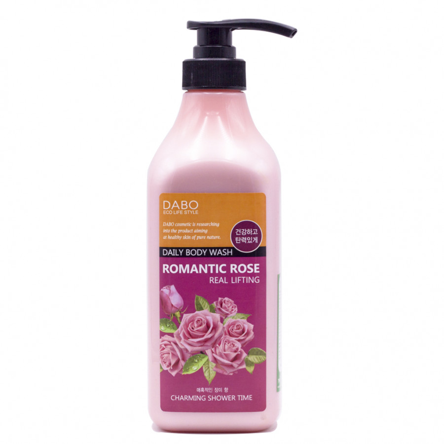 Sữa tắm trắng da Hàn Quốc tinh chất từ hoa Hồng Dabo Romantic Rose (750ml) – Hàng chính hãng