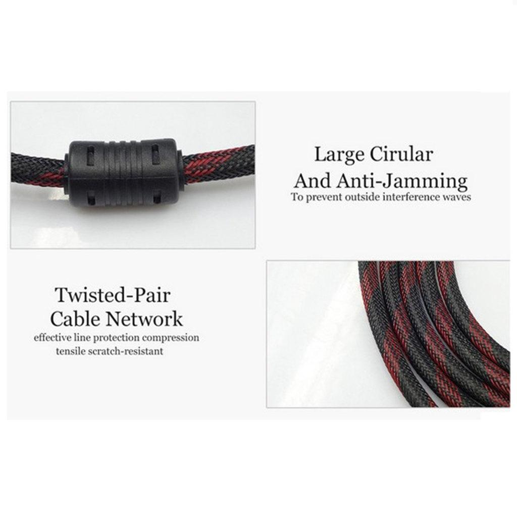 To DVI Cable Adapter   Cable 1080P for LCD DVD HDTV Projector PC 5ft