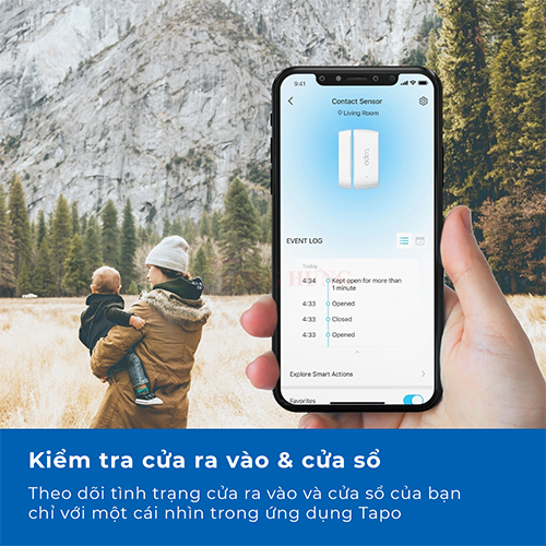 Cảm biến cửa thông minh TP-Link Tapo Smart Contact Sensor T110 - Hàng chính hãng
