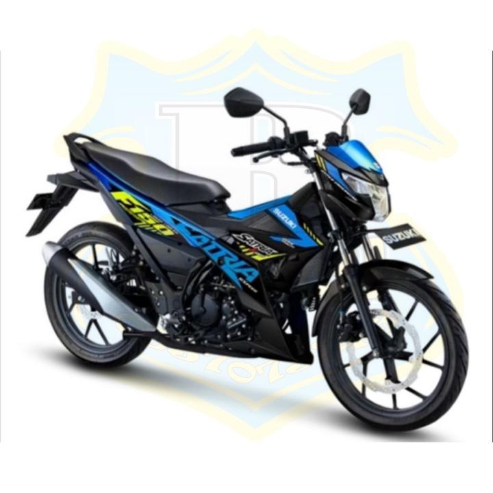 Tem rời xe satria fi 2021 xanh đen