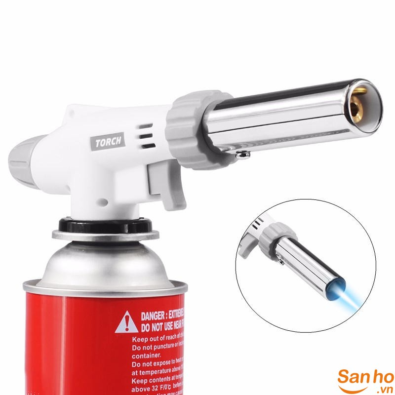 Khò Ga Mini Flame Gun Japan 1300 Độ Bằng Đồng Nguyên Khối