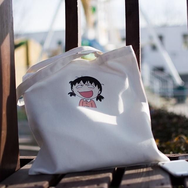 TÚI TOTE VẢI ULZZANG TÚI VẢI VINTAGE MARUKO