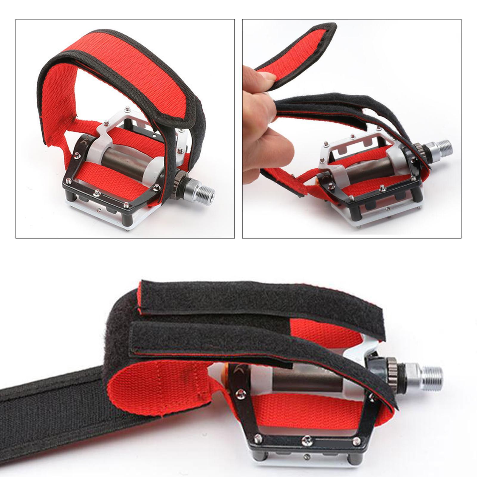 2x Pedal Strap  Fixed  Retention Straps for  Cycling Indoor Adults Kids