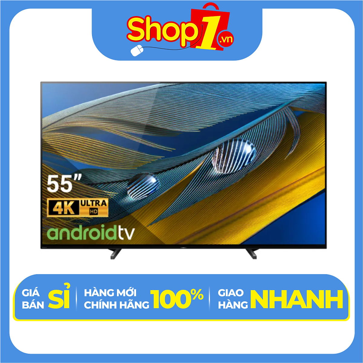 Android Tivi OLED Sony 4K 55 inch XR-55A80J - Hàng Chính Hãng - Chỉ Giao Hà Nội