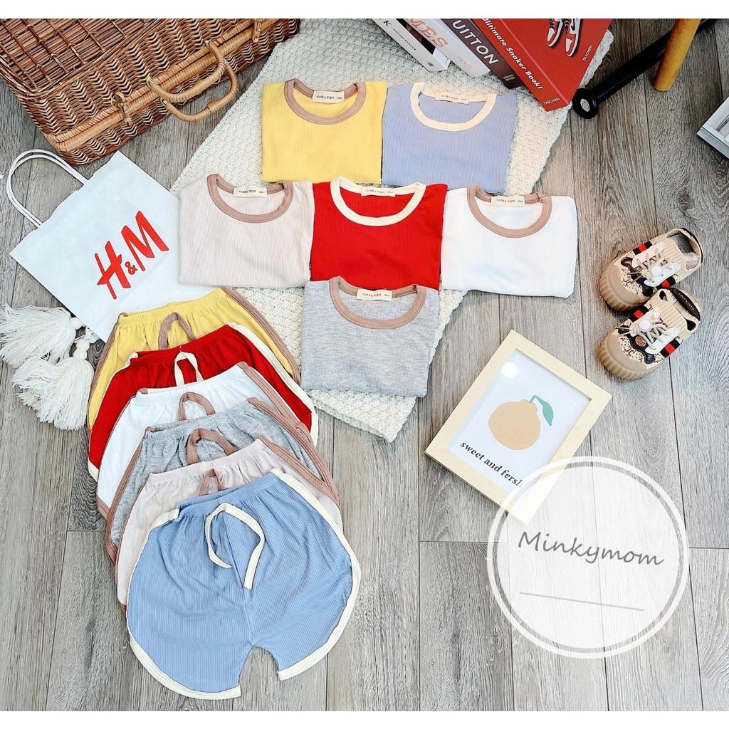 BỘ CỘC TAY LEN TĂM MINKY MOM