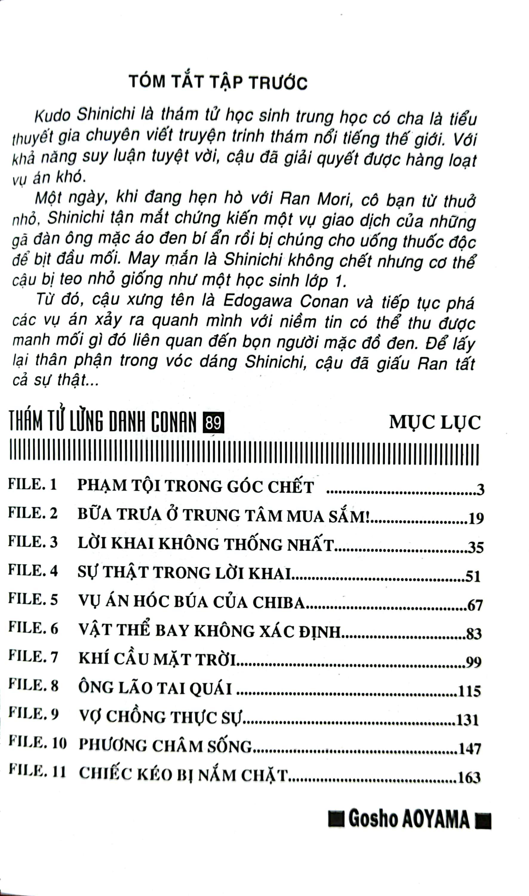 Thám Tử Lừng Danh Conan - Tập 89 (Tái Bản 2023)