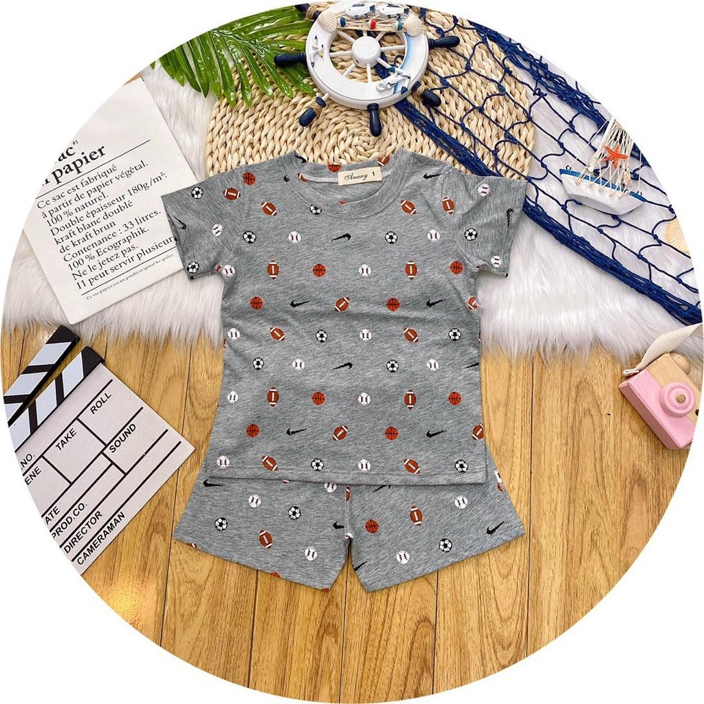 Bộ bé trai thun cotton 9-29kg