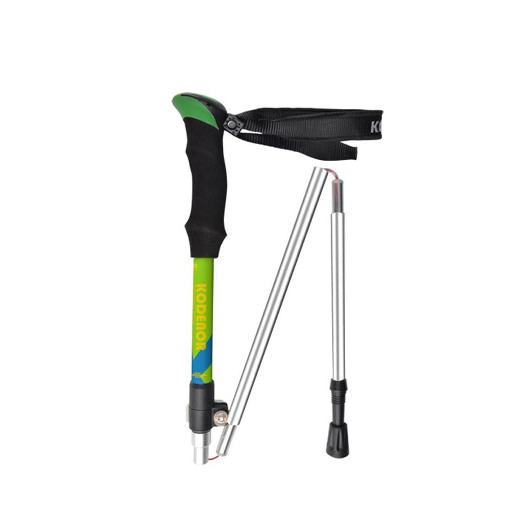 Telescopic Trekking Hiking Walking Sticks Poles Alpenstock