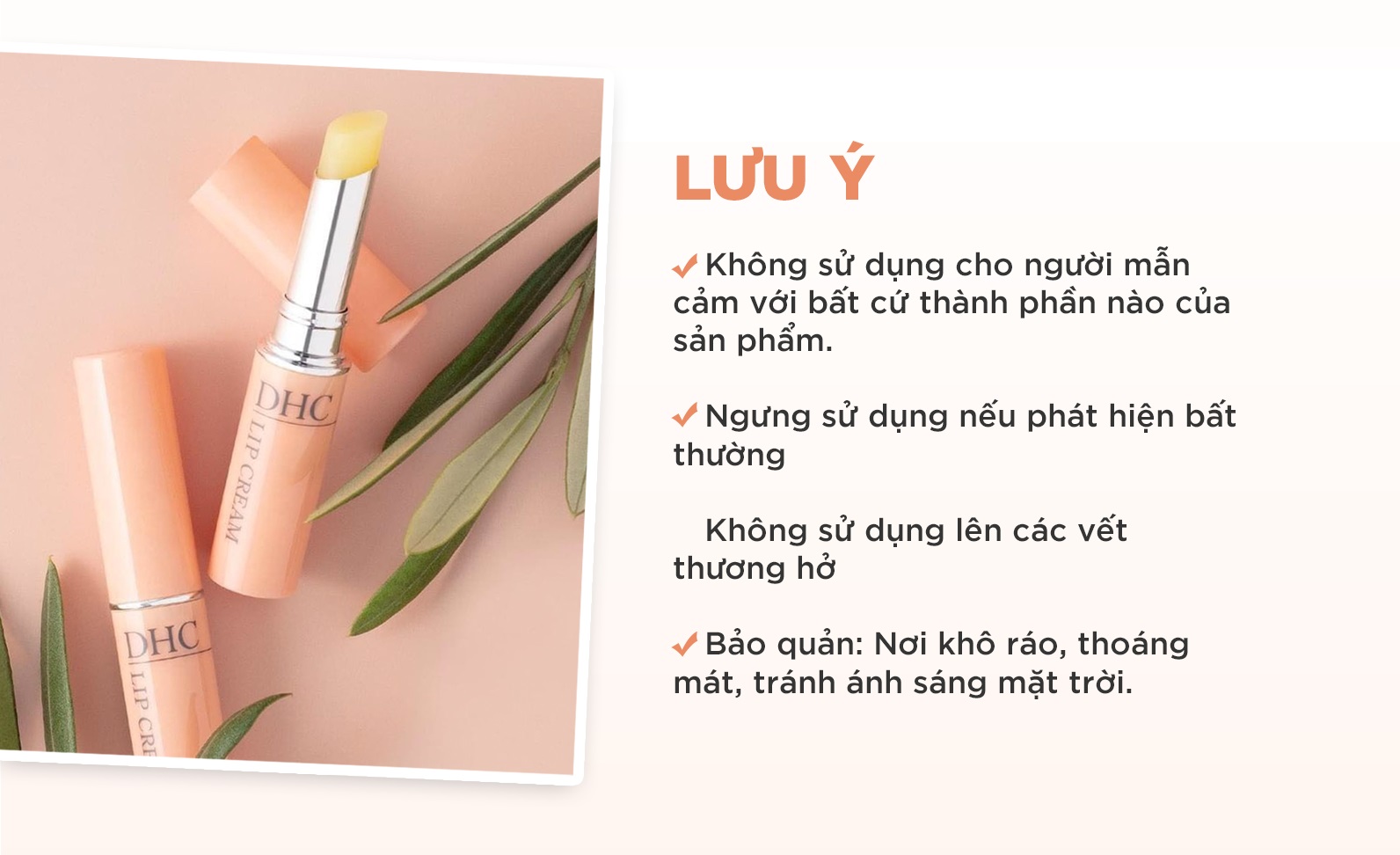 Son dưỡng môi mềm mọng DHC Lip Cream Nhật dưỡng môi khô, làm mặt nạ ngủ cho môi và son lót - Massel Official