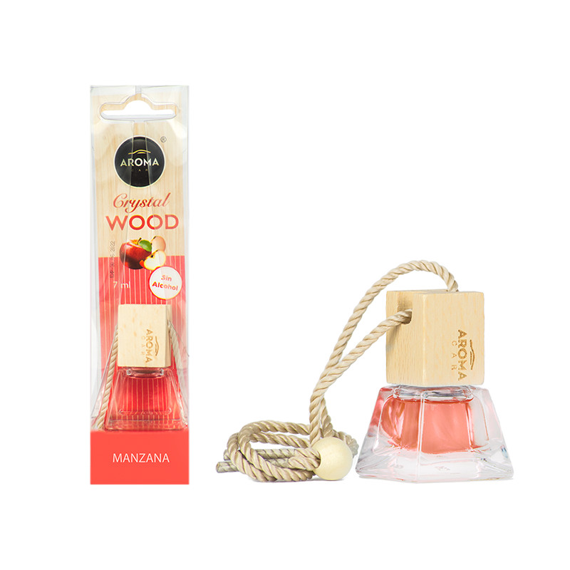 Tinh dầu treo  ô tô Aroma Car Crystal Wood 7ml - Apple (hương táo)