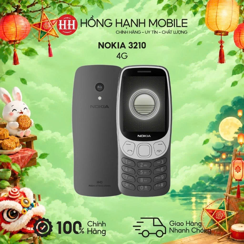 Điện Thoại Nokia 3210 4G - Hàng Chính Hãng