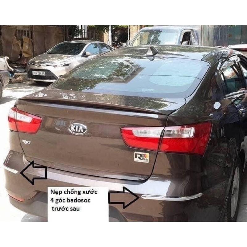 Nẹp crom 4 góc chống xước trang trí cho xe ô tô