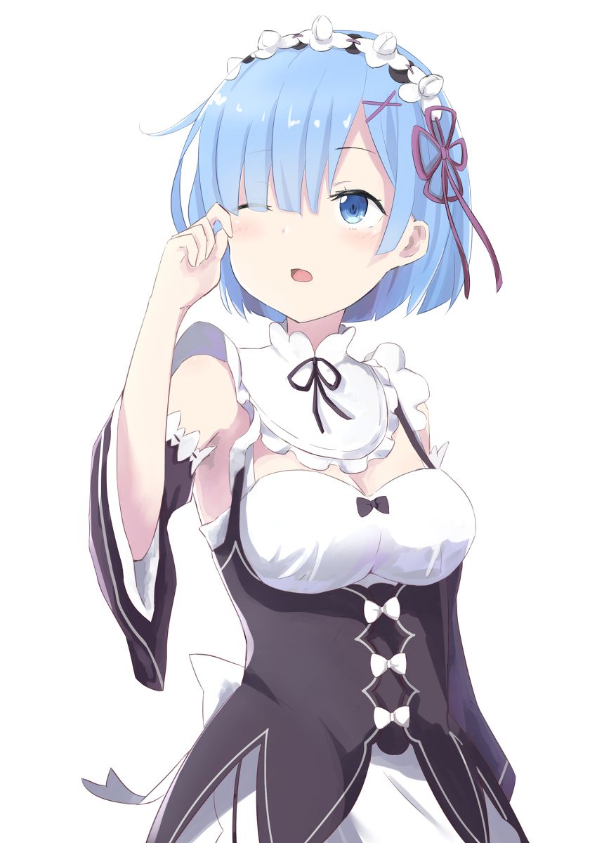 Tranh Poster Re:ZERO REM  A4 combo 5 tấm khác nhau