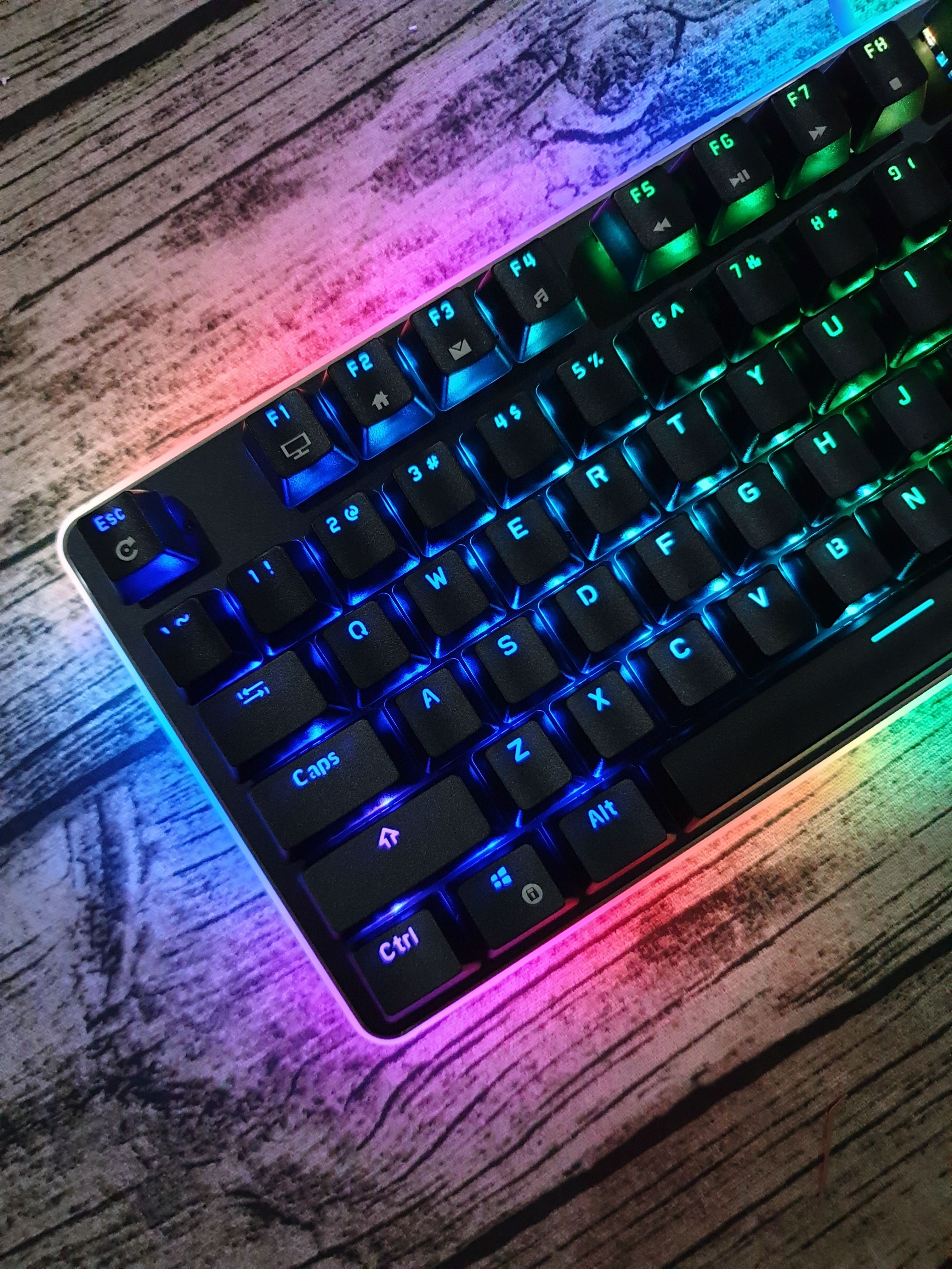 Royal Kludge RK918 RGB Đen - Hàng Nhập Khẩu