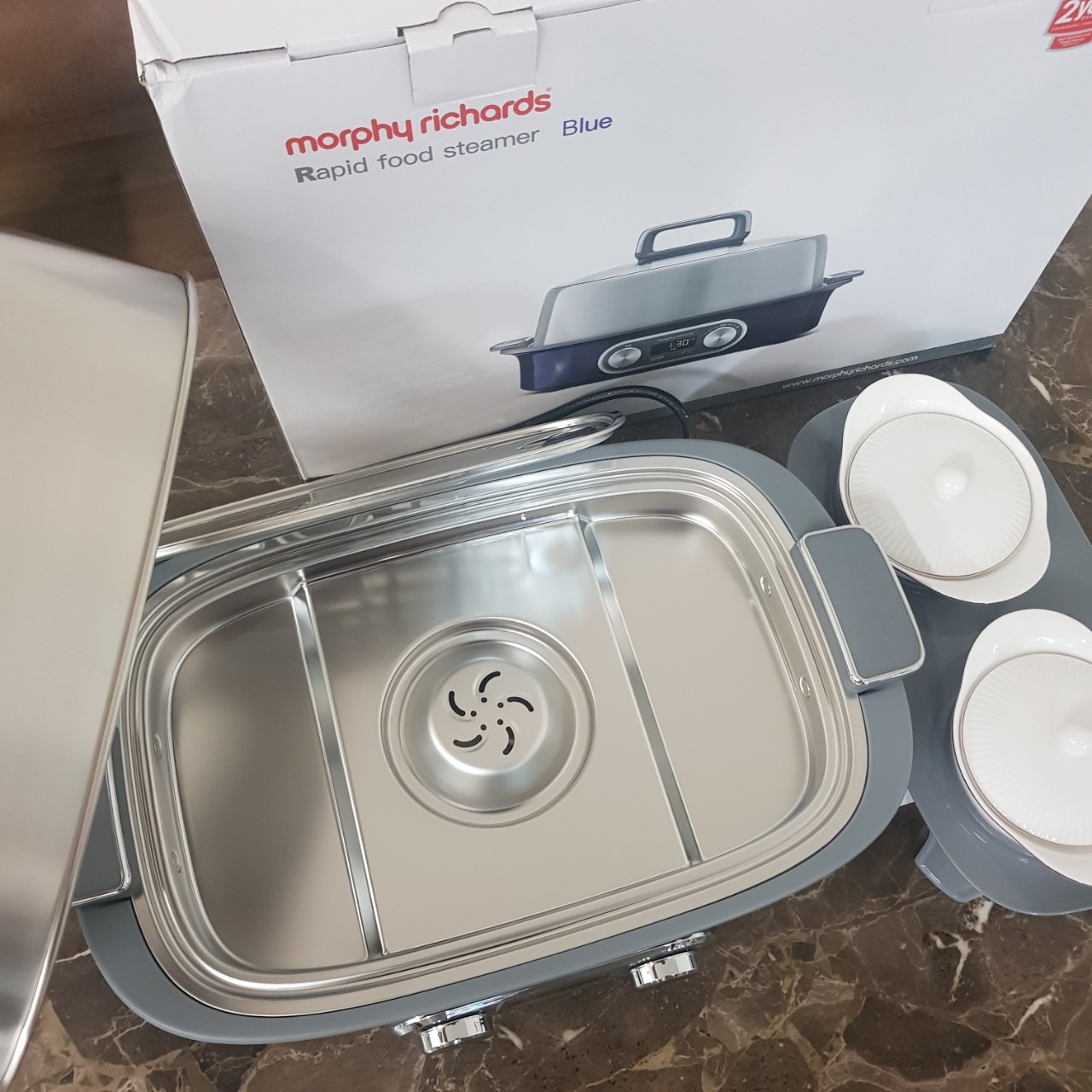 Nồi hấp đa năng Morphy Richards MR1168 2000W - Hàng Nhập Khẩu