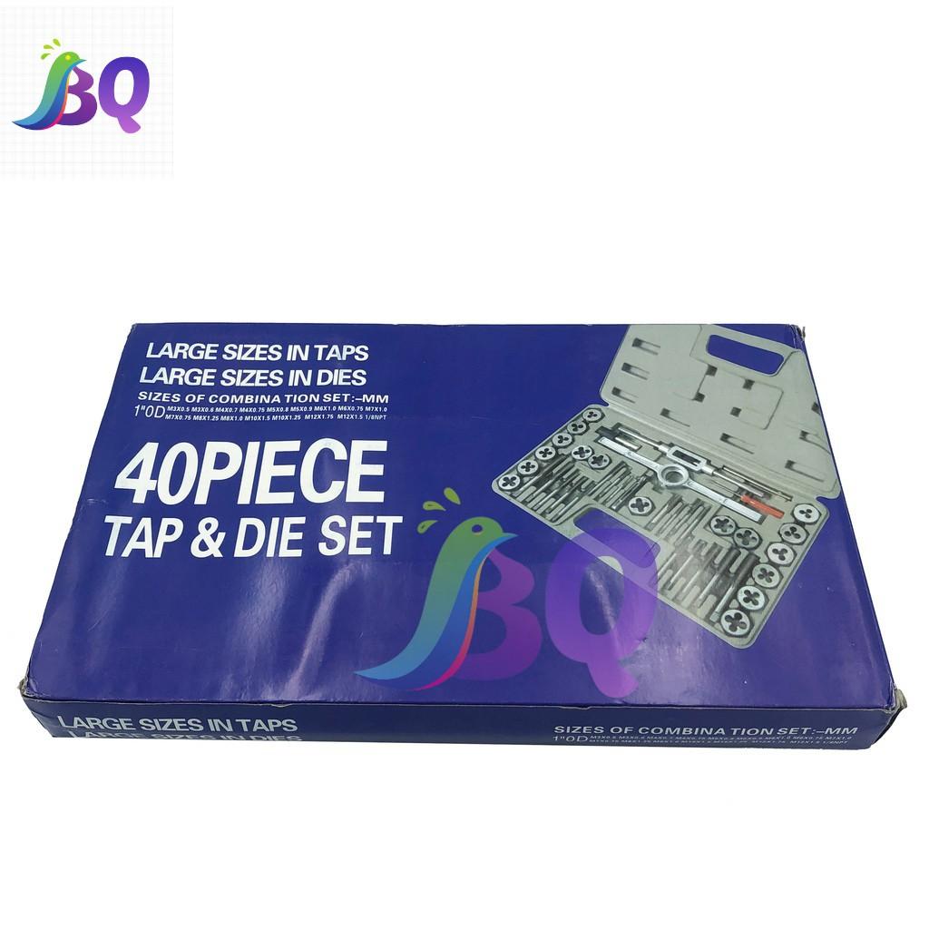 Bộ taro tạo ren 40 chi tiết thép hợp kim cứng cao cấp