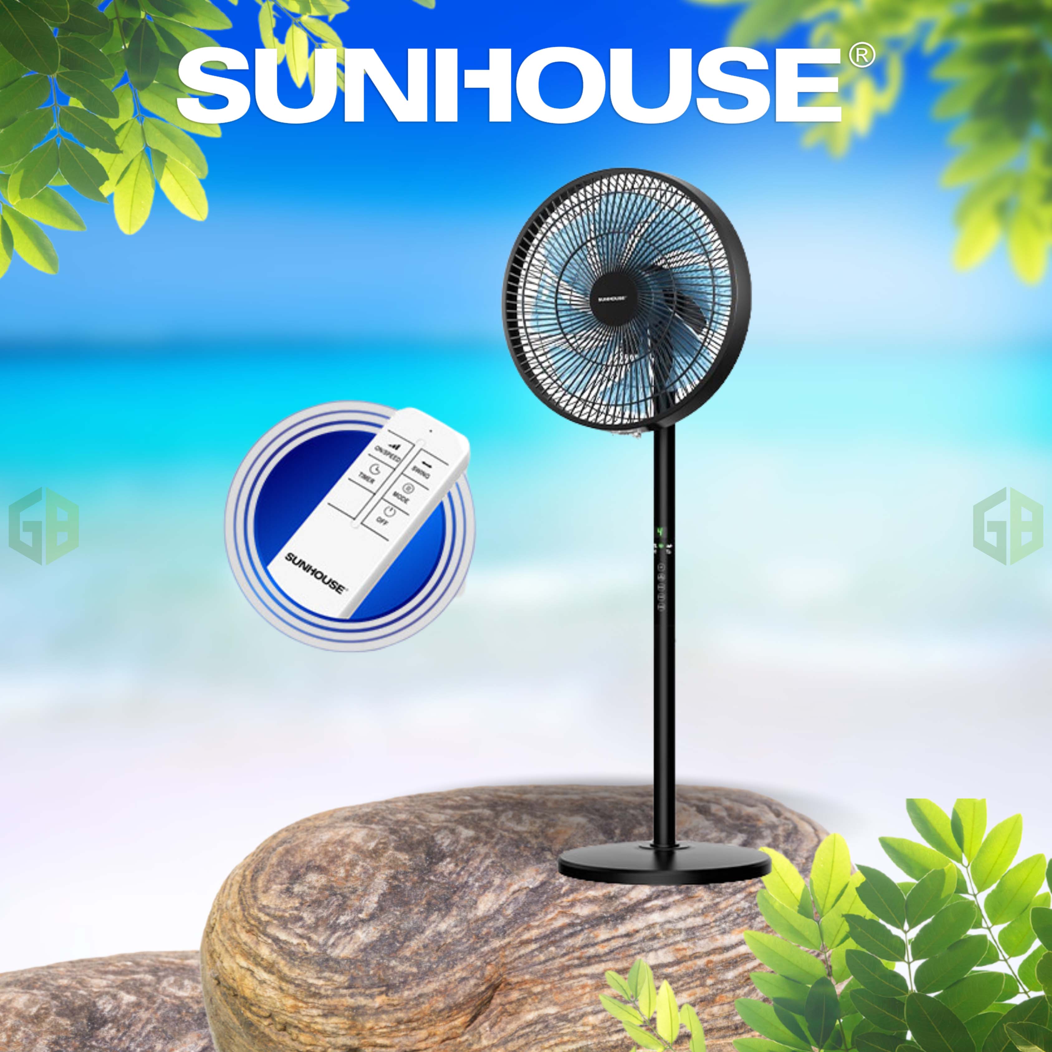 Quạt đứng 8 cánh SUNHOUSE SHD7346 - Hàng chính hãng