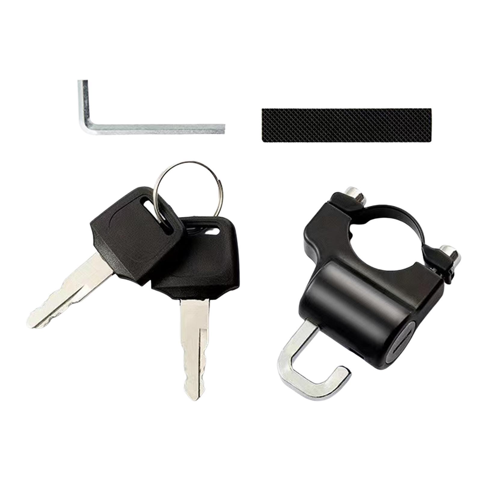 Motorcycle Hook Lock Easy to Install Anti for Street Bike