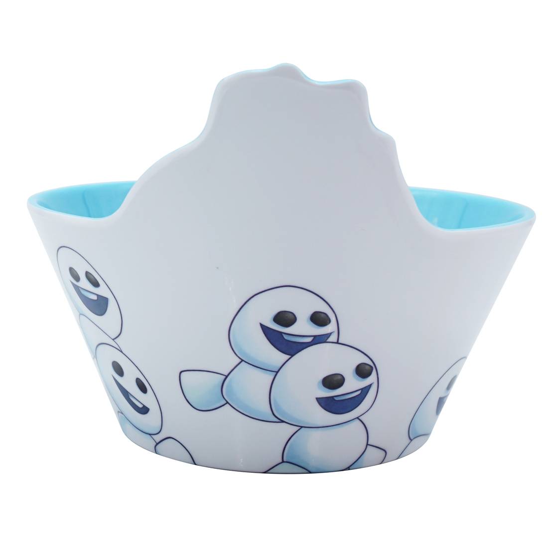 Chén tô ăn dặm melamine Disney hình người tuyết Olaf Frozen 3D cho bé gái