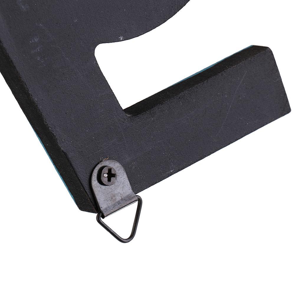 Wooden Number Wall Hooks Bathroom Door Hanger for Key Clothes Bag Home Decor