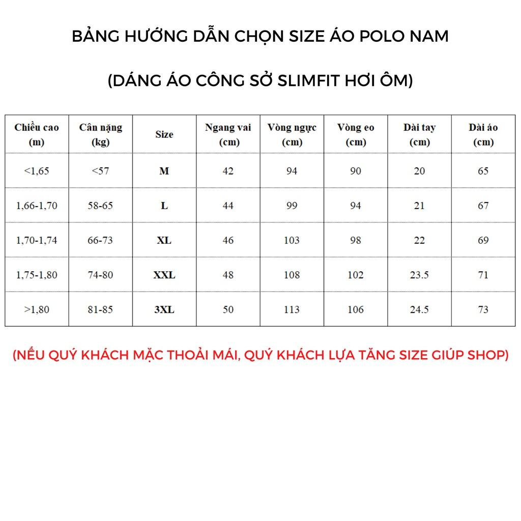 Áo polo nam ADINO màu ghi xám phối viền vải cotton co giãn dáng công sở slimfit hơi ôm trẻ trung AP72