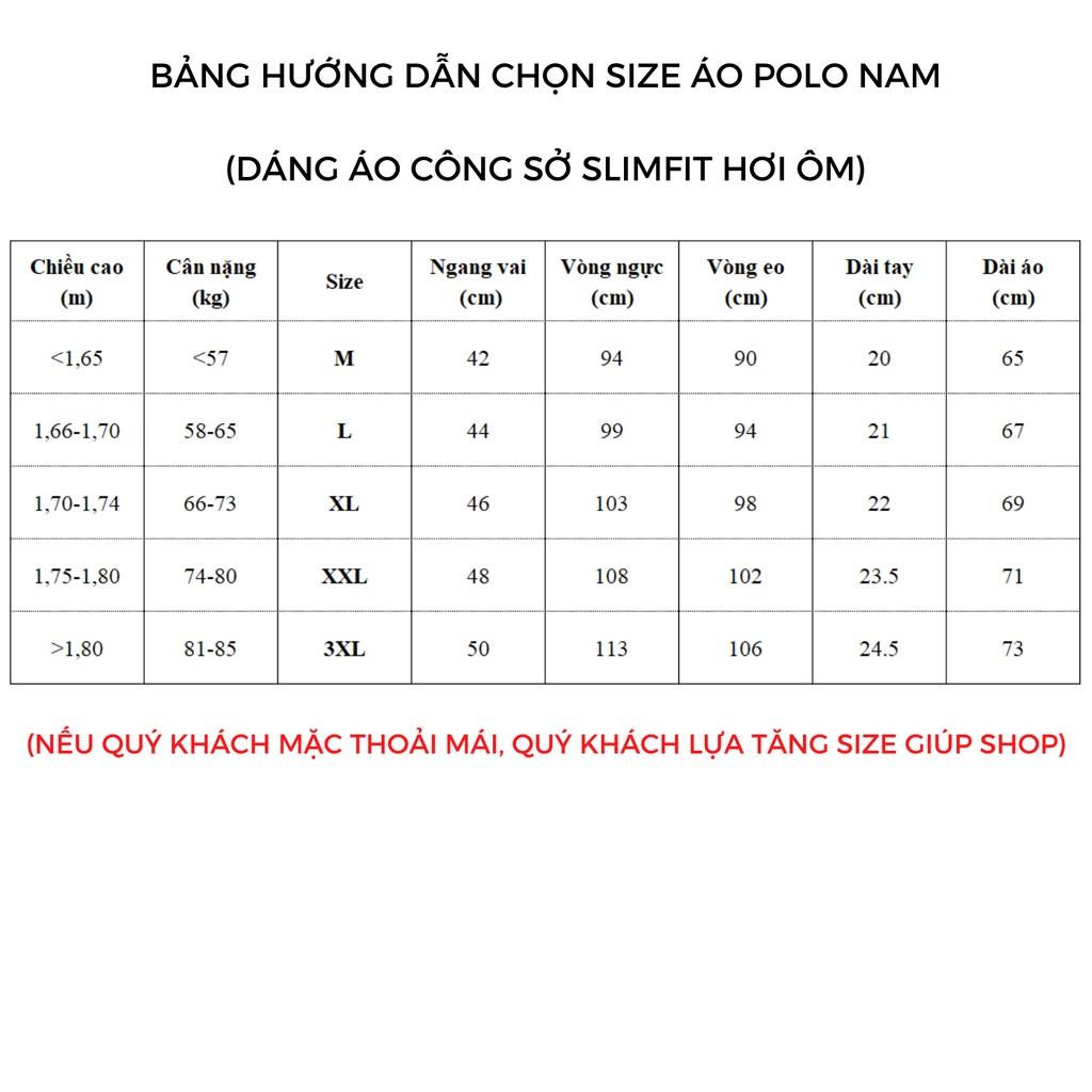 Áo polo nam ADINO màu ghi đậm vải cotton co giãn nhẹ dáng công sở slimfit hơi ôm trẻ trung PL45