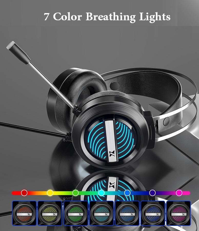 Hồng USB Có Dây Tai Nghe Tai Nghe PC Game Thủ Stereo Tai Nghe Linh Hoạt Điều Chỉnh Tai Nghe Có Mic Cho Laptop/PC/Di Động Dành Cho văn Phòng Bé Gái