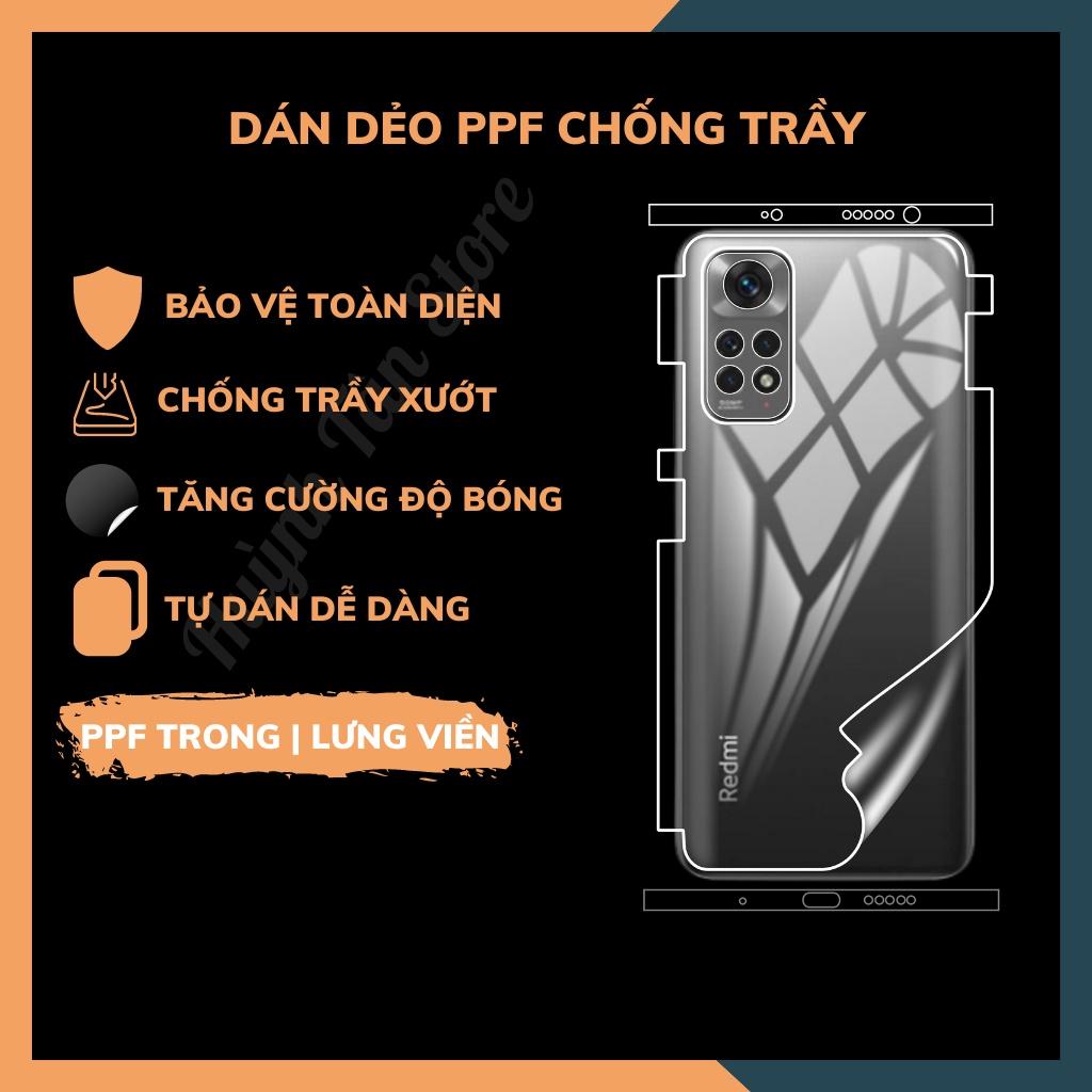 Dán dẻo PPF Redmi Note 11 4G trong suốt hoặc nhám , chống trầy xướt, giữ nguyên vẻ đẹp ban đầu