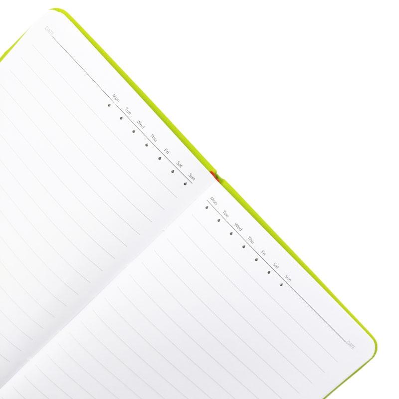 Sổ Bìa Da Kẻ Ngang 240 Trang 70gsm - Toppoint S605 - Màu Xanh Lá