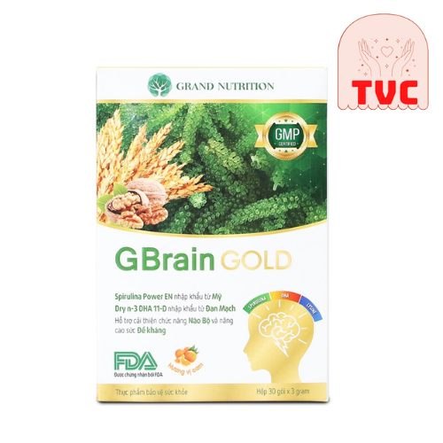 Cốm G-Brain Gold - Hỗ Trợ Phát Triển Trí Não,Tăng Cường Hệ Miễn Dịch Cho Trẻ