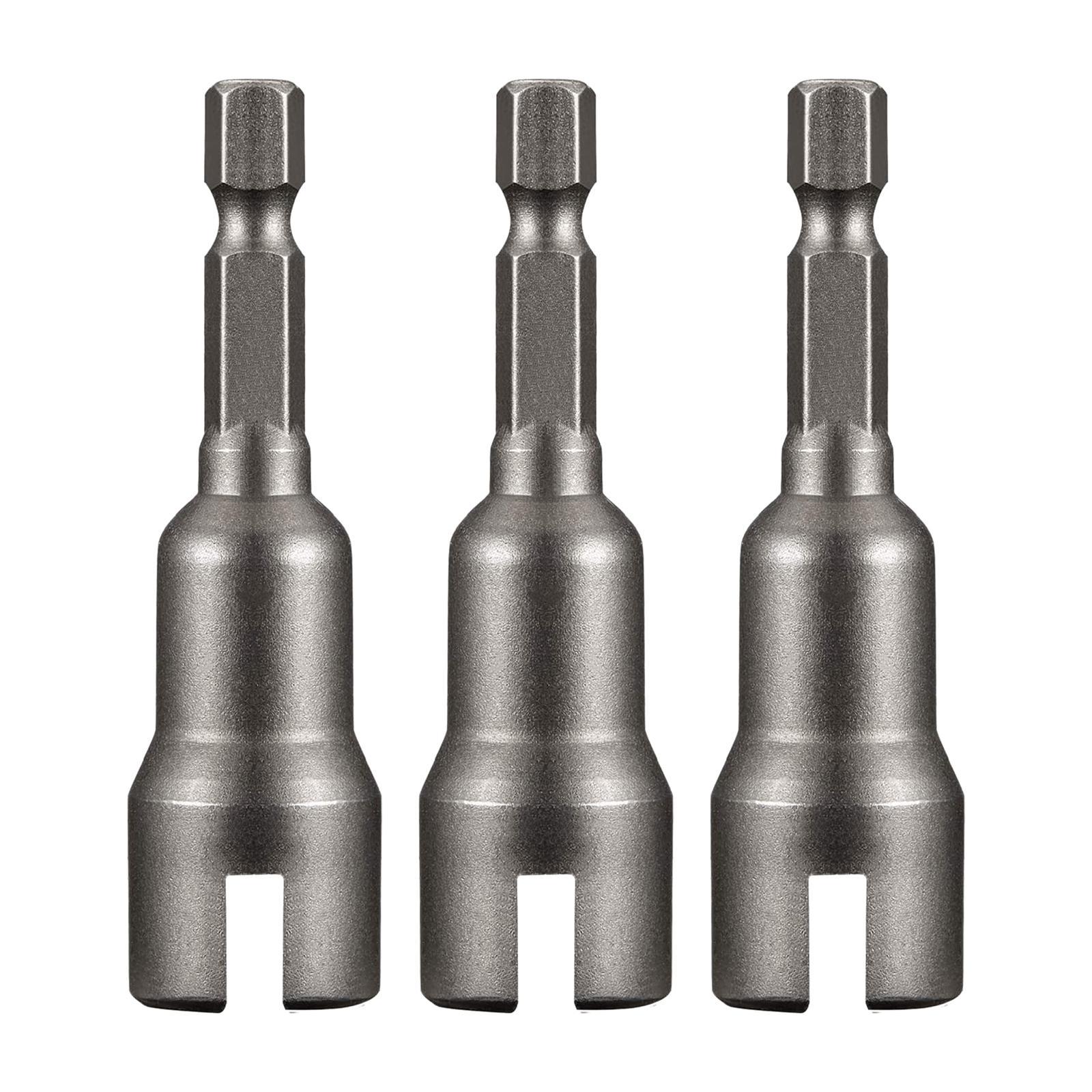 3x 1/4" Hex Shank Wrench Drive Socket Drill Adapter Socket Extension Bit Set
