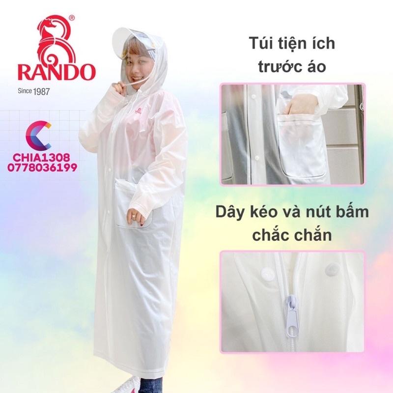 ÁO MƯA DÂY KÉO TRONG CHỐNG GIỌT BẮN RANDO CAO CẤP ( sỉ ib)